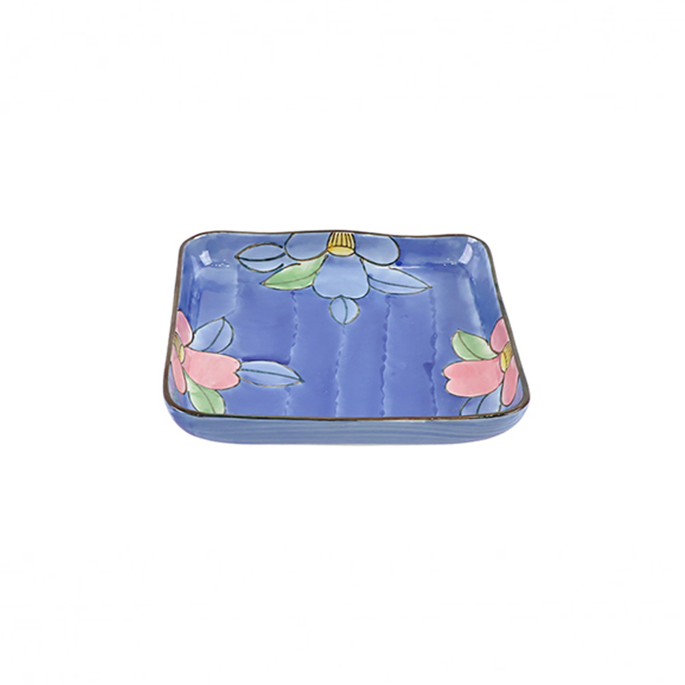 VIP 사각접시(핑크꽃)