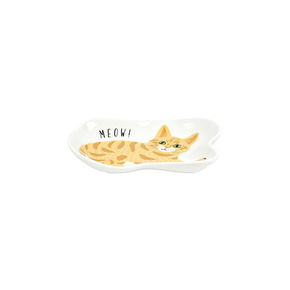 팬시 야옹 종지(노랑)