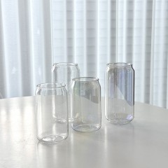 [내열유리] 비어캔 유리컵 오로라 아메리카노 맥주 380ml 500ml