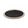 앤틱블랙 전원형접시